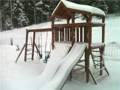 Die Spielanlage fr die Kinder.  Leider ist nur ein Winterbild verfgbar.