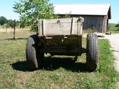 Allguer Mistwgele von hinten