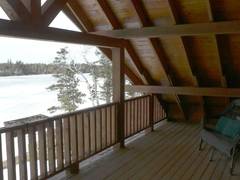 Auf dem groen Balkon der Blick nach rechts ...