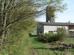 Am Ostende des Stalles gibt es zwei Ausgänge. Der eine Ausgang ist außer bei großer Kälte immer offen, damit die Pferde sich unterstellen und auch Wasser zusichnehmen können. Den Ausgängen gegenüber ist eine Futterkrippe, die auch den Kaltblutpferden standhält, das Futter vor Feuchtigkeit schützt und zu weit besserer Futterverwertung führt.